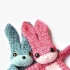 Duo Deal: Konijn Lappenpop en Baby konijn mini Lappenpop Pdf patroon